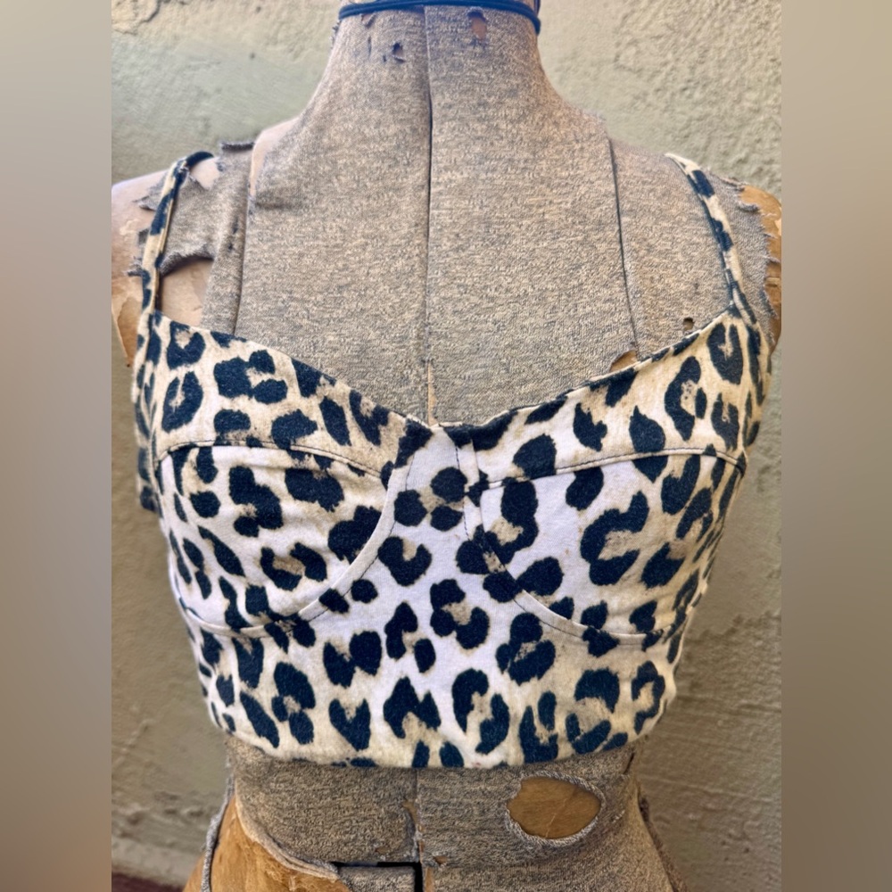 Cheetah crop top